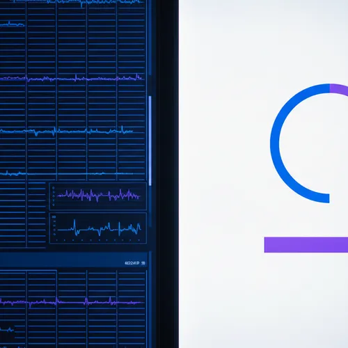 A dense internal agent monitoring dashboard next to a separate simple customer-facing ROI gauge, two different screens for two different audiences